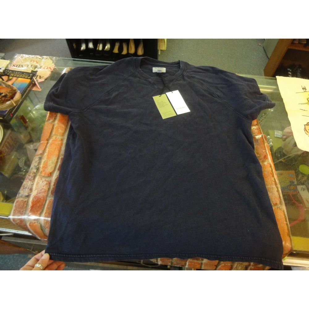 Good fellow & Co mens L navy‎ blue shirt top NWT